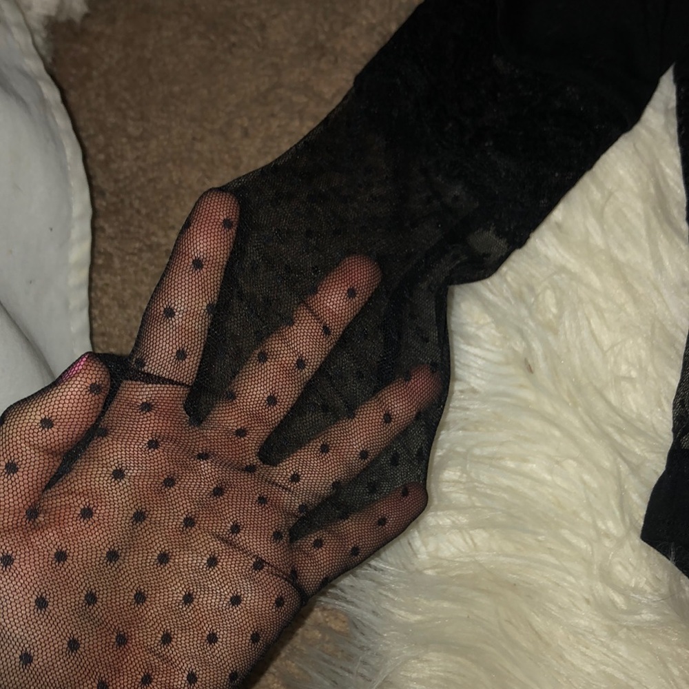 Lace black bodysuit S - Picture 3 of 4